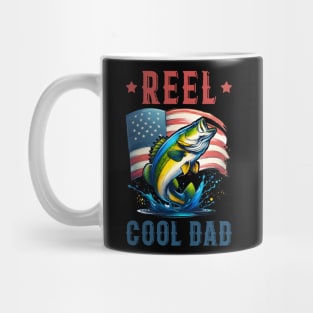 Reel Cool Dad Fishing fathers day gift for husband dad Mug